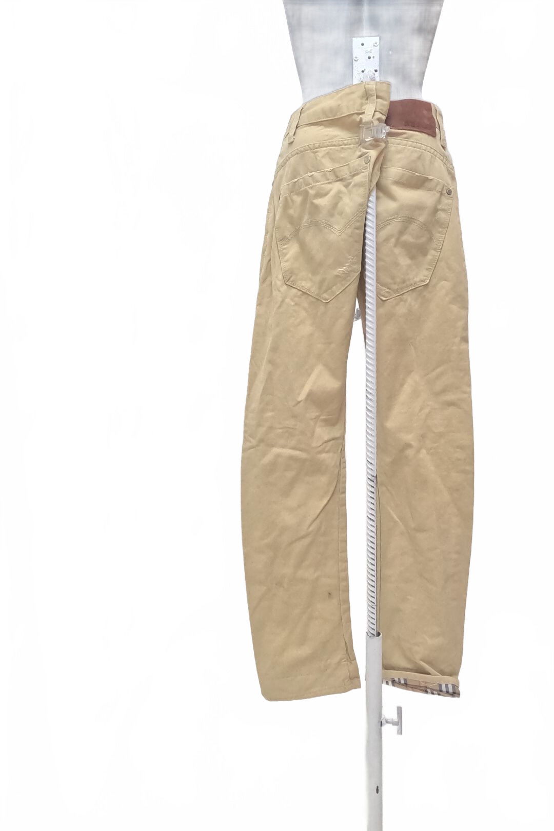 Pánské kalhoty Genesis, barva béžová, velikost S