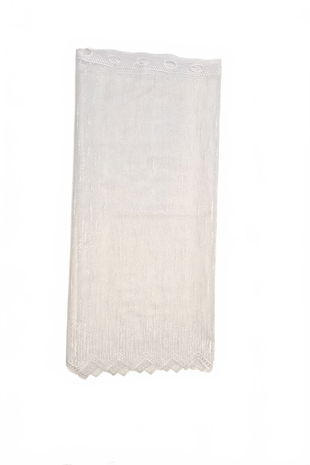 Záclona, barva bílá