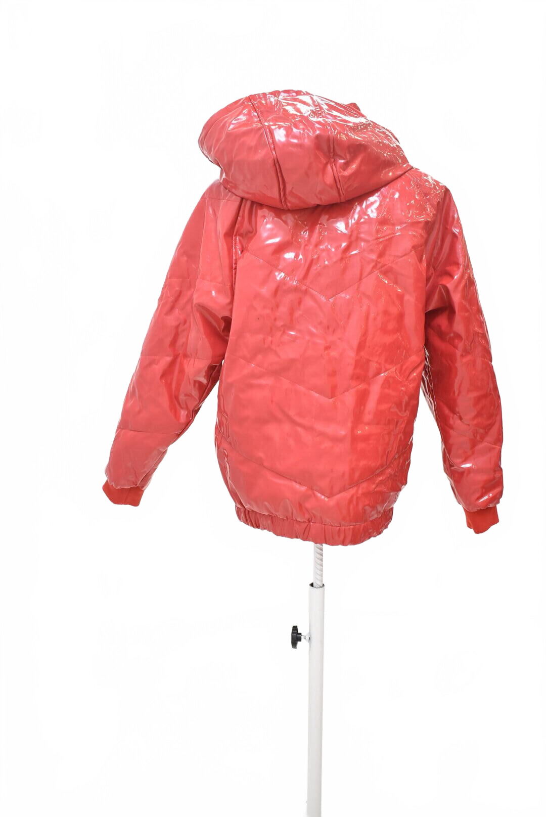 Dámska zimná bunda H&M, farba červená, veľkosť 36