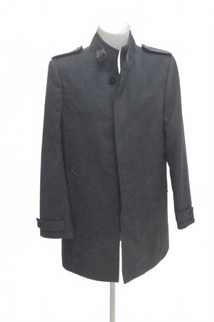 Pánsky kabát F&F, farba sivá, veľkosť M