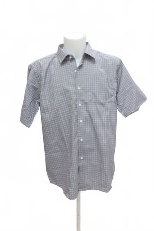 Pánská košile s krátkým rukávem Genesis, barva vzorovaná, velikost 42