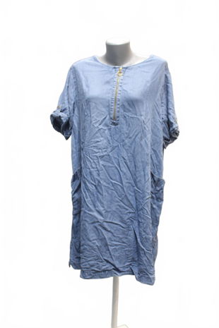 Dámské šaty F&F, barva denim, velikost 48