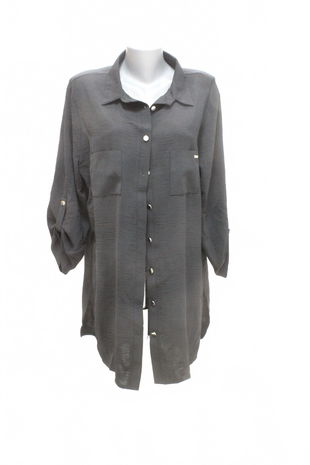 Dámske šaty Genesis, farba čierna, veľkosť 48