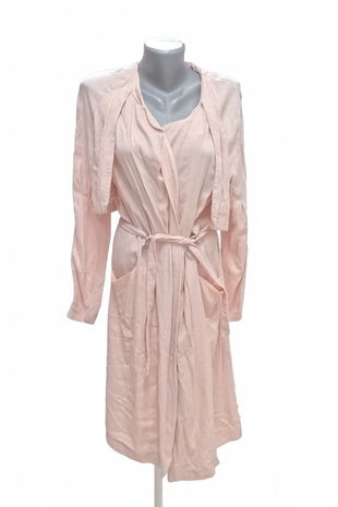 Dámsky kabát Stradivarius, farba ružová, veľkosť M