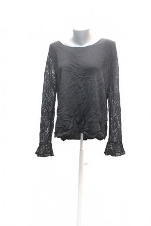 Dámské tričko Broadway bez potisku, barva černá, velikost XL