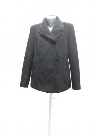 Dámsky kabát Marks & Spencer, farba čierna, veľkosť 40