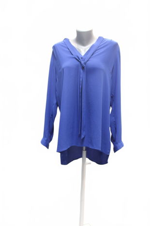 Dámské tričko Marks & Spencer bez potisku, barva modrá, velikost XL