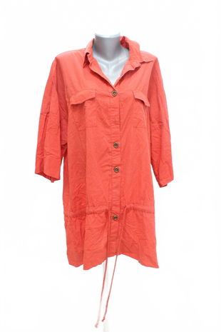 Dámské šaty George, barva oranžová, velikost 48