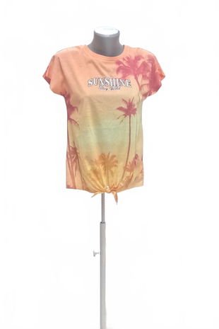 Dievčenské tričko C&A s potlačou, farba viacfarebná, veľkosť 176