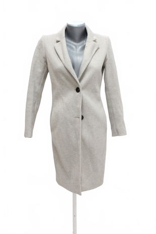 Dámsky kabát Sinsay, farba sivá, veľkosť 32