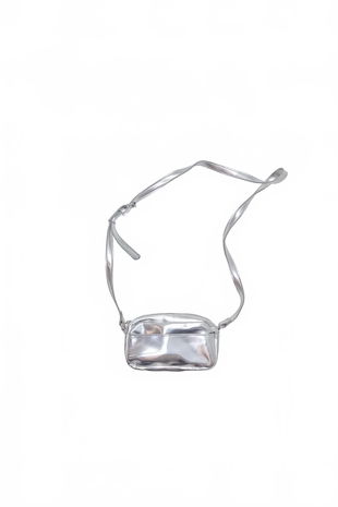 Dámská kabelka Sinsay, barva stříbrná