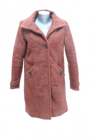 Dámsky zimný kabát Jean Pascale, farba hnedá, veľkosť 38