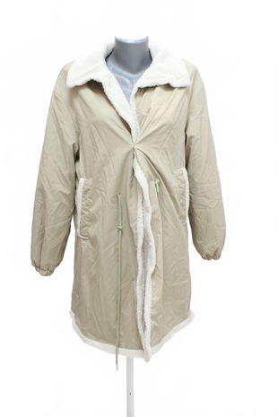 Dámska bunda Shein, farba béžová, veľkosť 34
