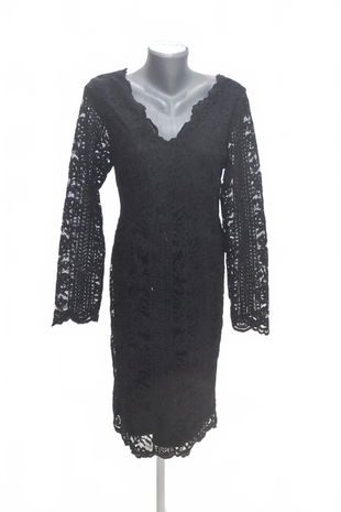 Dámske šaty Yessica, farba čierna, veľkosť 40