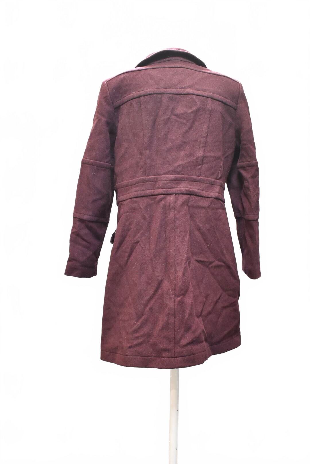 Dámsky kabát Per Una, farba bordó, veľkosť 42