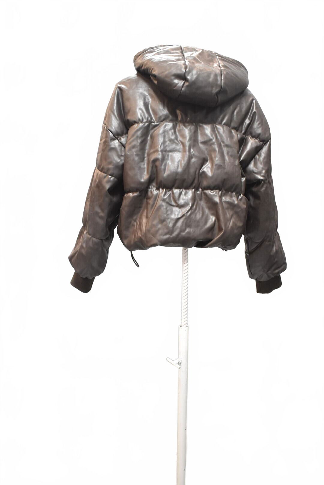 Dámska zimná bunda H&M, farba hnedá, veľkosť XS