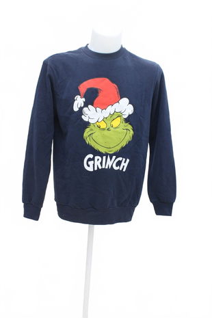 Pánská mikina Sinsay bez potisku, barva vzorovaná, velikost M