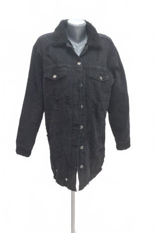 Dámska bunda Denim Co., farba čierna, veľkosť 38