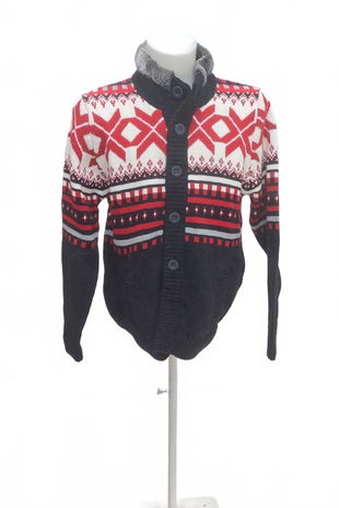 Pánský svetr Genesis, barva vzorovaná, velikost M