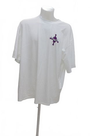 Pánské tričko Genesis bez potisku, barva bílá, velikost 2XL