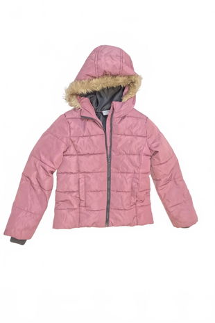 Dievčenská zimná bunda Y.f.k, farba bordó, veľkosť 128