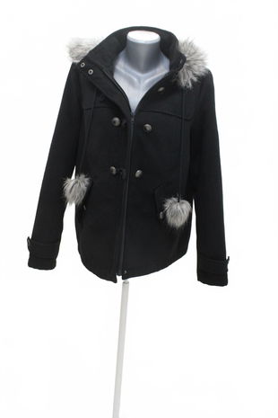 Dámsky zimný kabát Yessica, farba čierna, veľkosť M