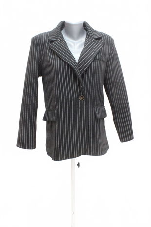 Dámske sako Boohoo, farba pruhovaná, veľkosť 40