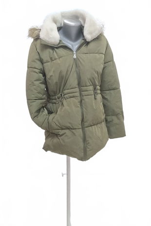 Dámska zimná bunda Ever.me, farba khaki, veľkosť 40