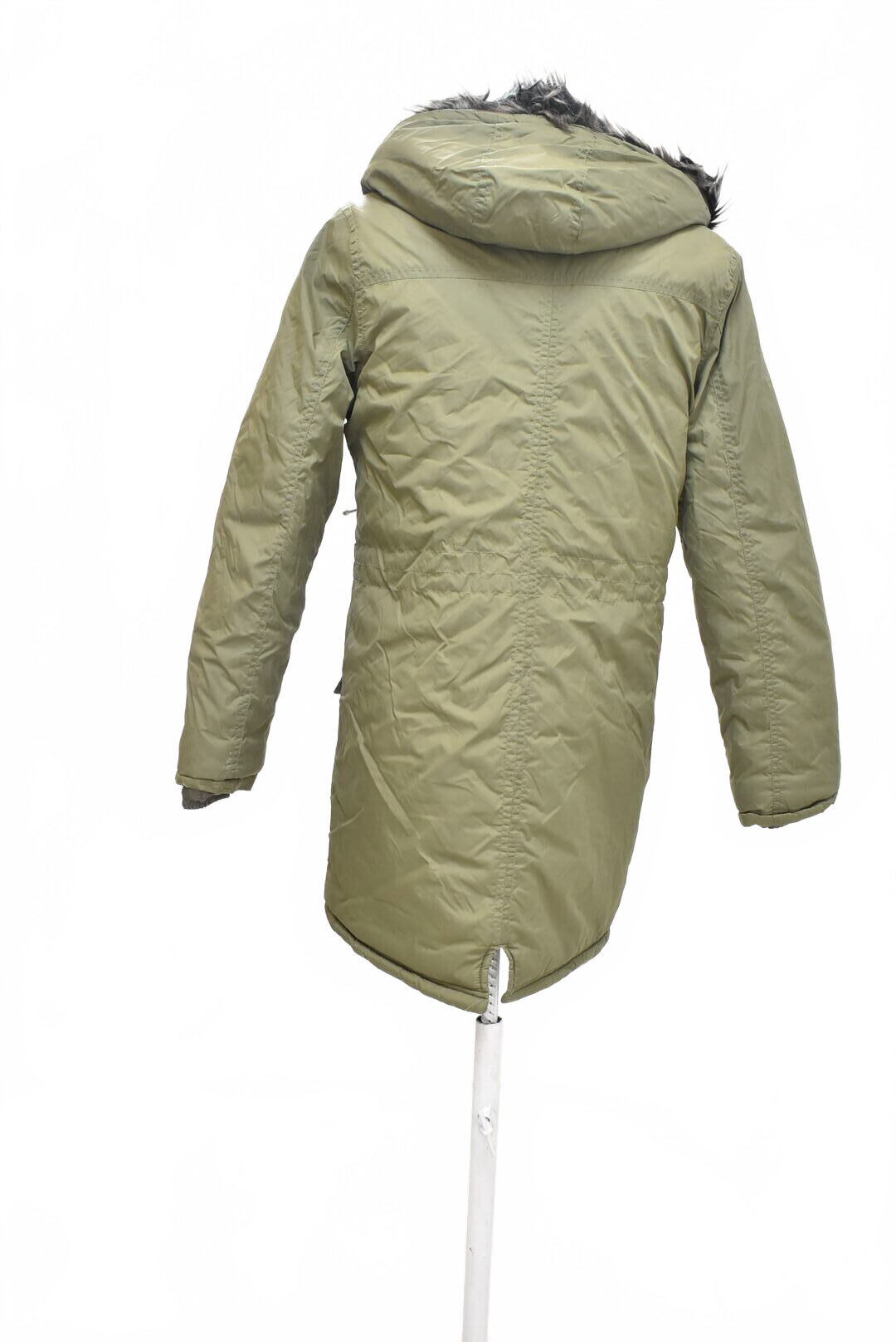 Dievčenská zimná bunda Pepperts, farba khaki, veľkosť 158