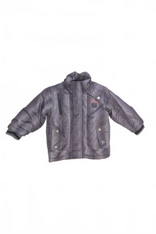 Chlapčenská zimná bunda Genesis, farba sivá, veľkosť 98