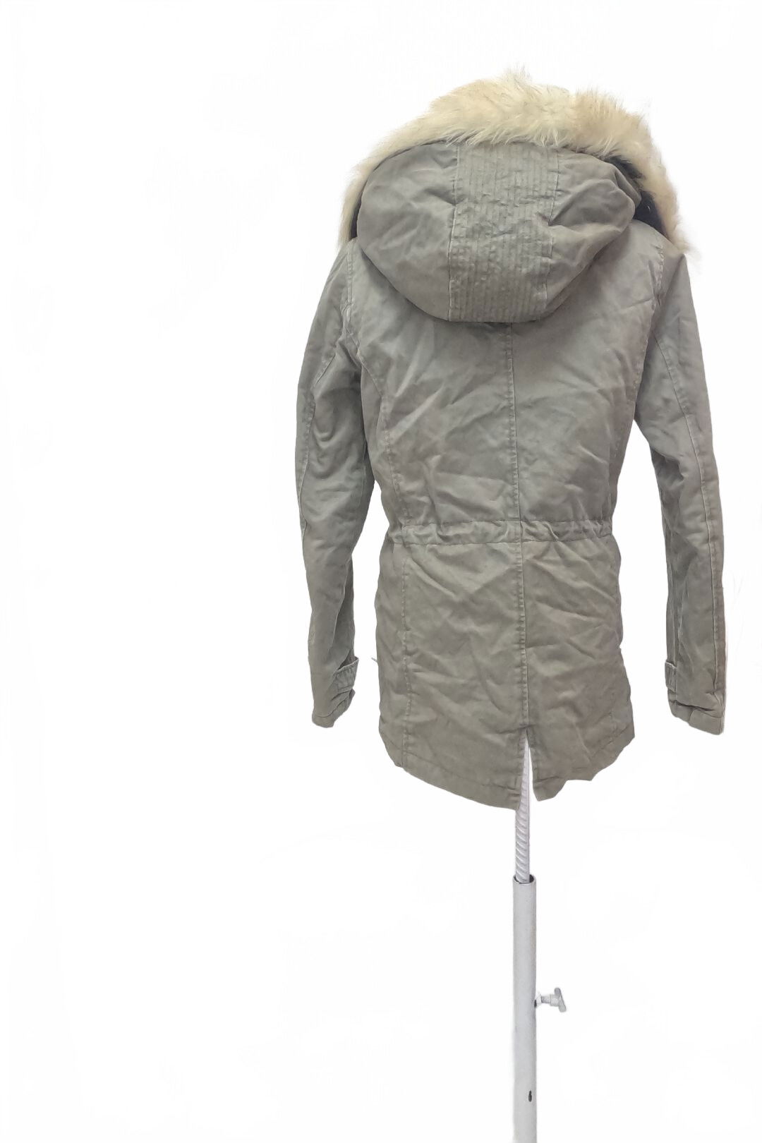 Dámska zimná bunda Pull&Bear, farba khaki, veľkosť S