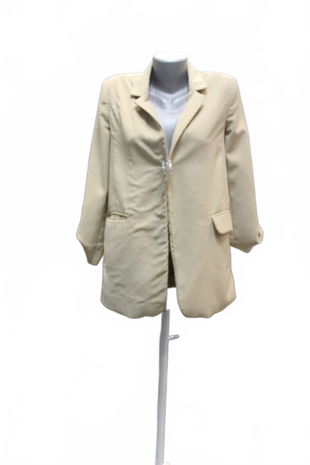 Dámske sako Pull&Bear, farba béžová, veľkosť XS