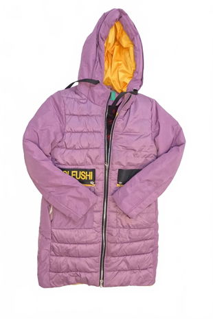 Dievčenská zimná bunda Genesis, farba fialová, veľkosť 152