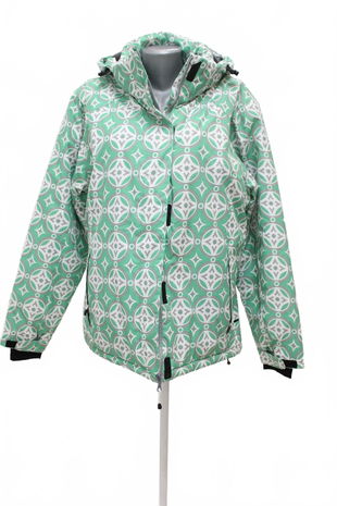 Dámská zimní bunda Temster, barva vzorovaná, velikost 2XL