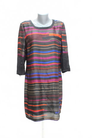 Dámske šaty Comma, farba pruhovaná, veľkosť 38
