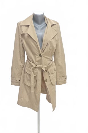 Dámsky kabát Promod, farba béžová, veľkosť 38
