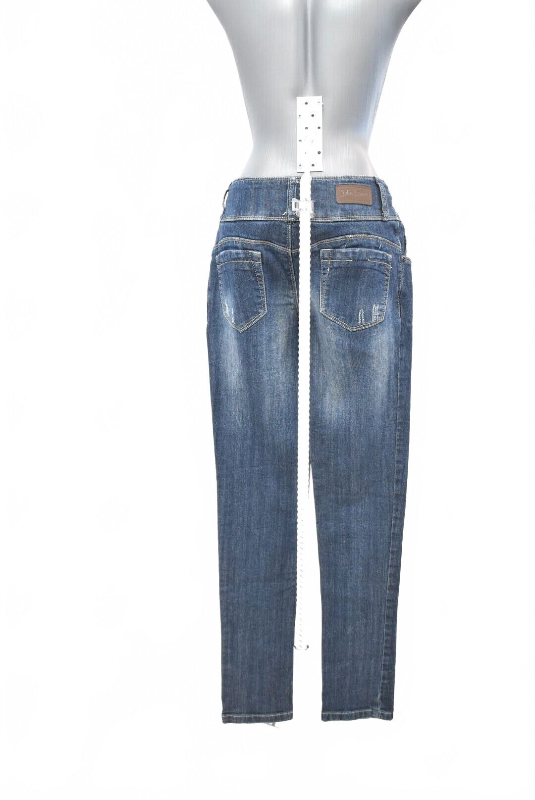 Dámske nohavice John Baner, farba denim, veľkosť 36