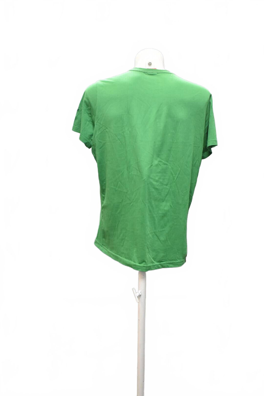 Pánské tričko Puma s potiskem, barva zelená, velikost 52