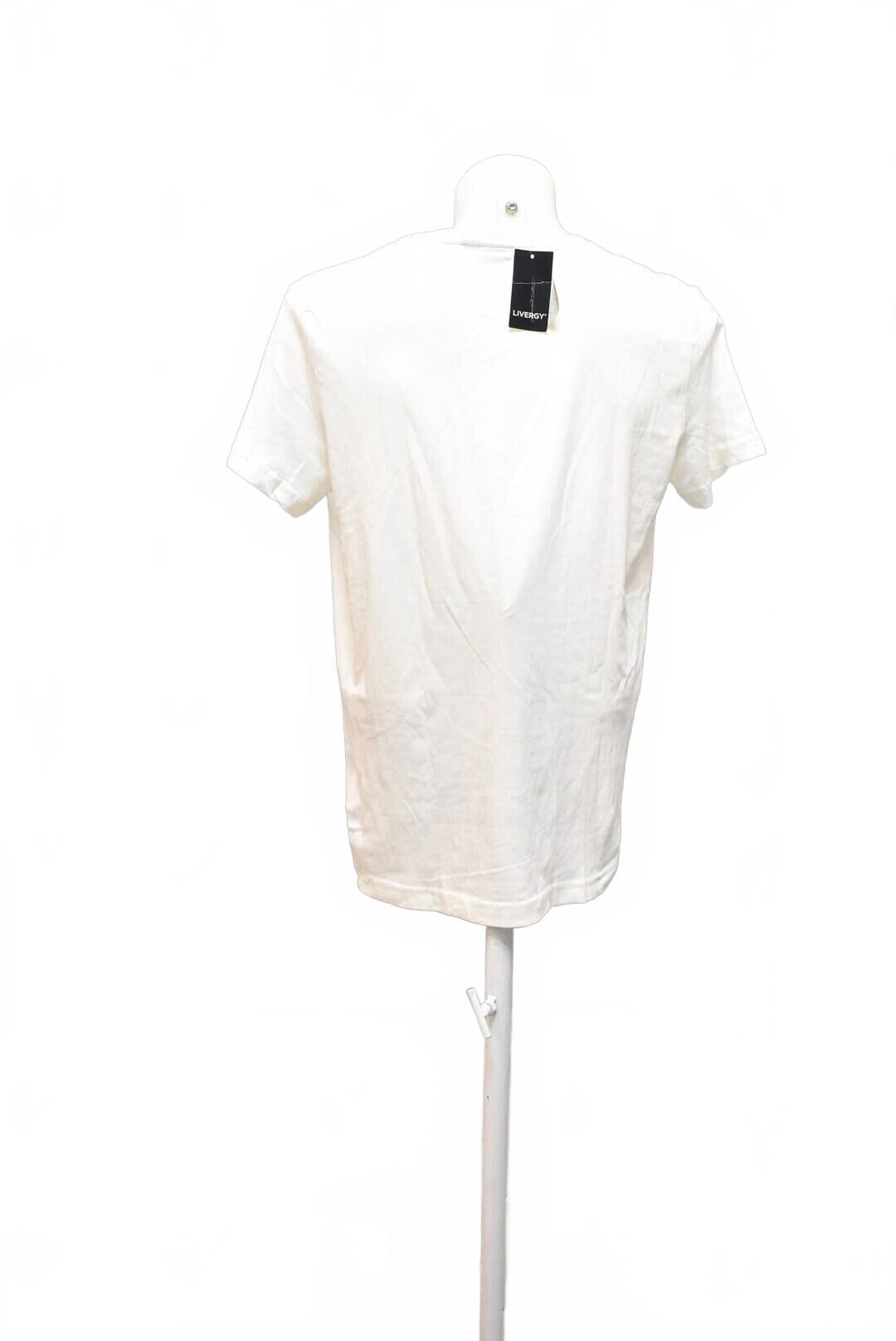 Pánské tričko Livergy s potiskem, barva bílá, velikost 48