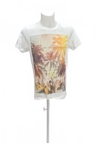 Pánské tričko Fsbn bez potisku, barva vzorovaná, velikost M