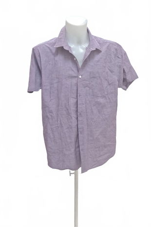 Pánská košile s krátkým rukávem F&F, barva fialová, velikost XL