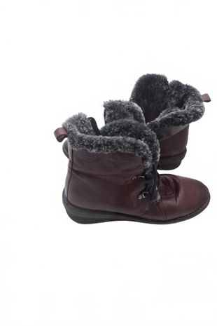 Dámské zimní boty Genesis, barva bordó, velikost 38