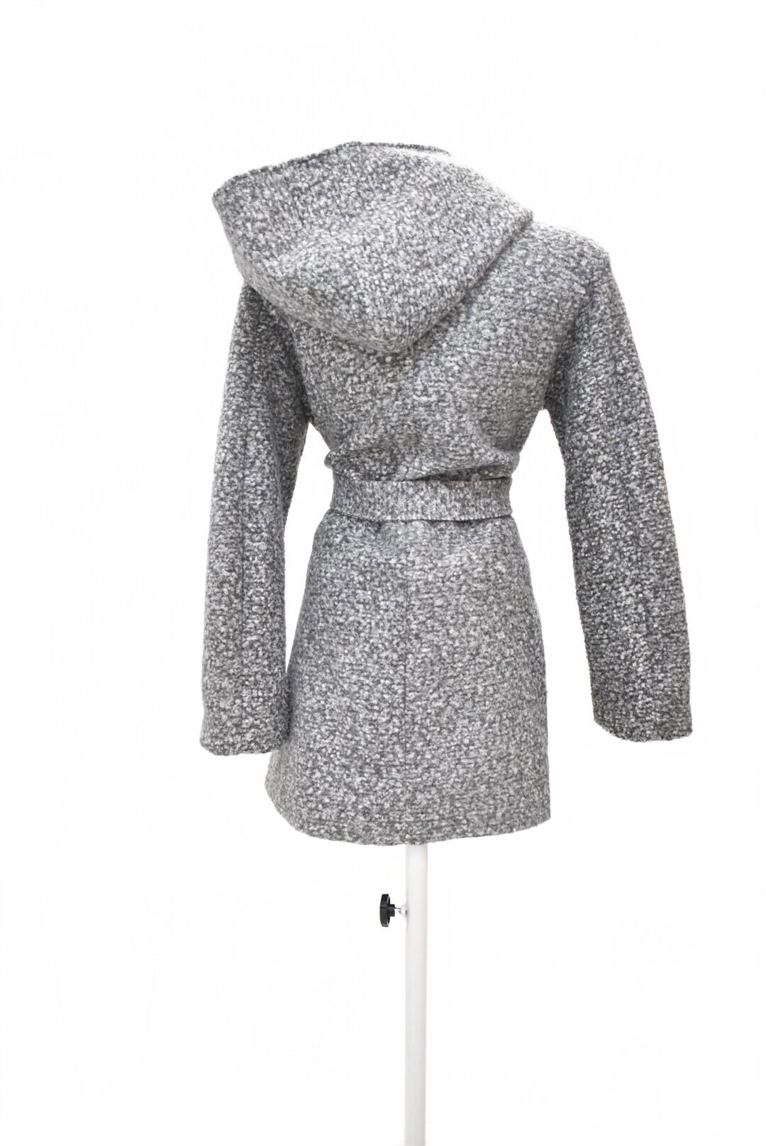 Dámsky kabát Made In Italy, farba sivá, veľkosť M