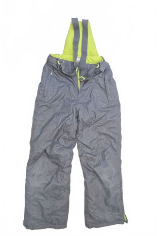 Dievčenské zimné nohavice Y.f.k, farba sivá, veľkosť 146