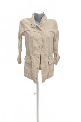 Dámska bunda Zara, farba béžová, veľkosť S