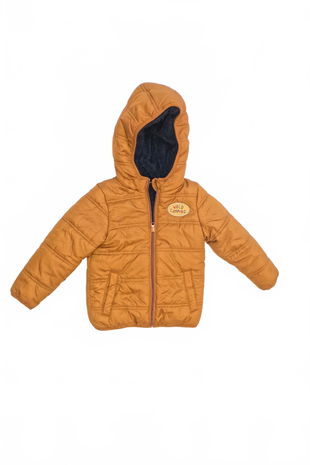 Chlapčenská zimná bunda Genesis, farba hnedá, veľkosť 98