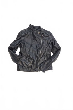 Dievčenská bunda Y.f.k, farba čierna, veľkosť 146