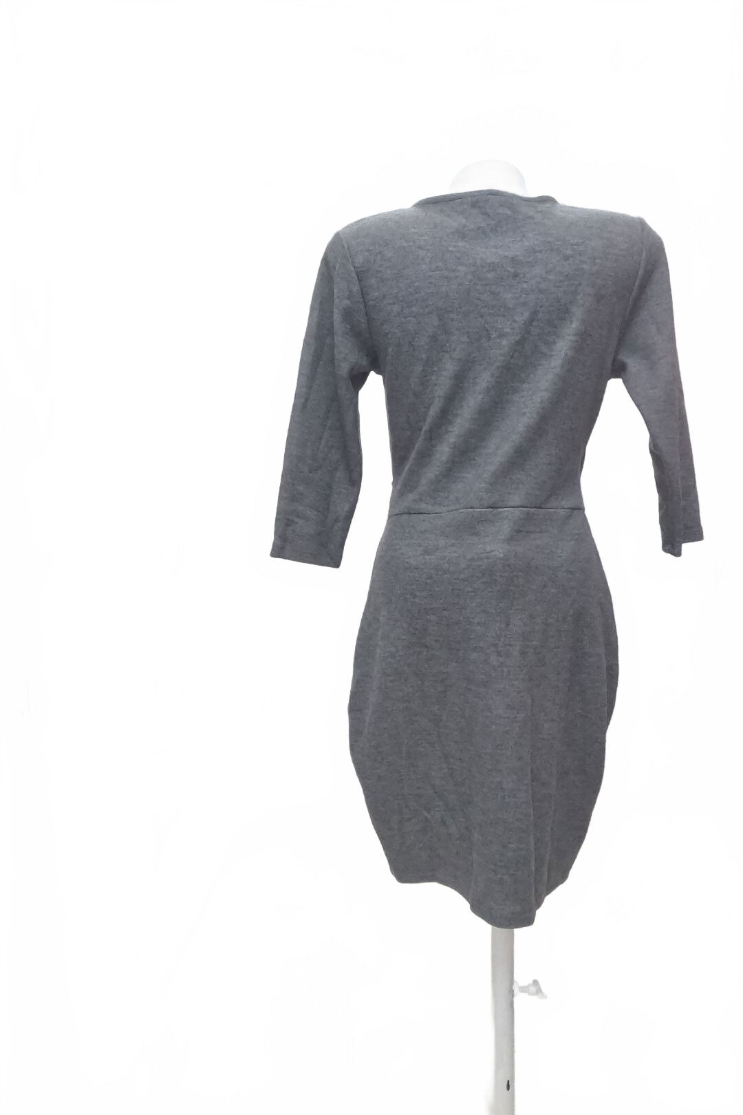 Dámske šaty Amisu, farba sivá, veľkosť 38