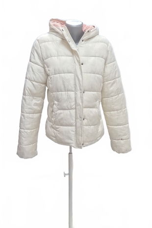Dámská zimní bunda Terranova, barva bílá, velikost XL
