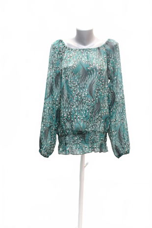 Dámske tričko Flame bez potlače, farba vzorovaná, veľkosť 40